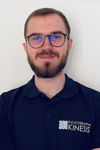 Oskar Dróżdż, fizjoterapeuta w Fundacji Kinesis w Częstochowie